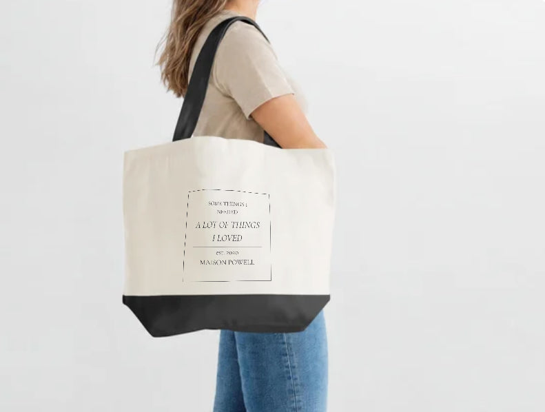 Eco-Friendly Reusable Tote Bag - 100% Cotton