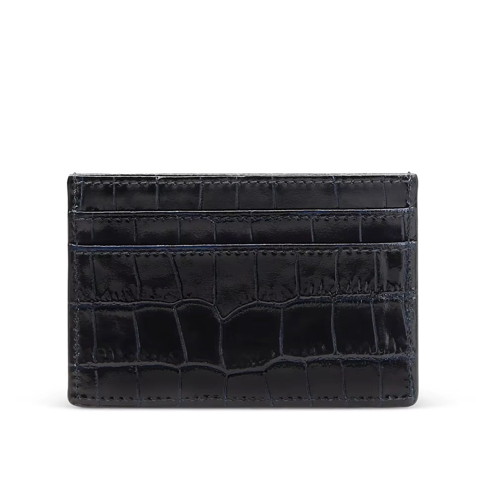 Cardholder Wallet (Recycled Genuine Leather) - Noir